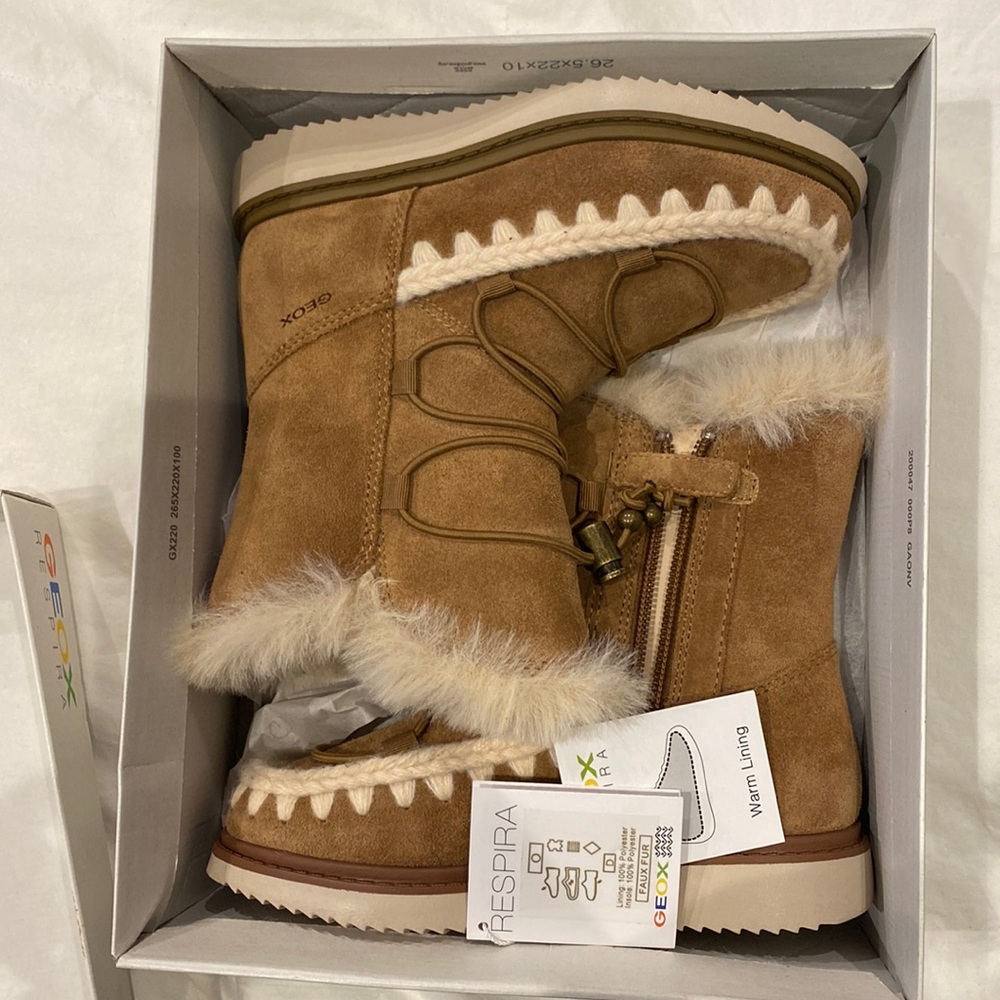 Geox Suede Waterproof Thymar Boots, size 11